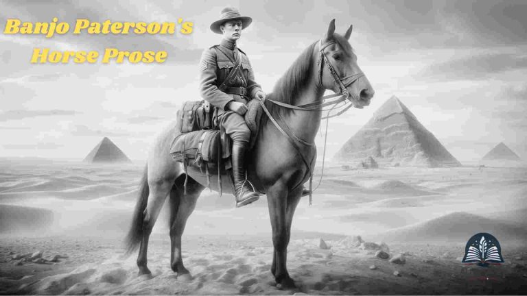 Banjo Paterson as an Australian light horseman in Egypt